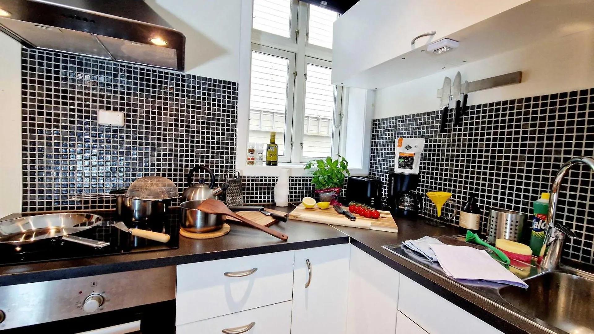 Ferienwohnung Prime Location Amazing King Bed Colorful Oasis Bergen